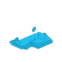 OEM 2008 Acura MDX Strainer Assembly (Atf) Diagram - 25420-RWE-014
