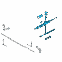 OEM Chevrolet Silverado 1500 HD Classic Gear Kit, Steering (Remanufacture) Diagram - 19330500