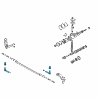 OEM GMC Outer Tie Rod Diagram - 19352244