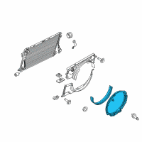 OEM Ford F-350 Super Duty Rear Shroud Diagram - BC3Z-8B614-A
