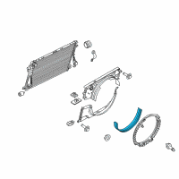 OEM 2012 Ford F-350 Super Duty Shroud Diagram - BC3Z-8A624-A