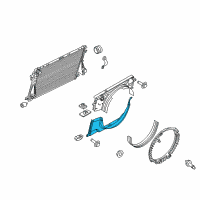 OEM 2014 Ford F-250 Super Duty Lower Shroud Diagram - BC3Z-8146-F