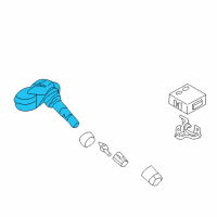 OEM Kia Optima Tire Pressure Monitoring Sensor Stem Diagram - 529362M000