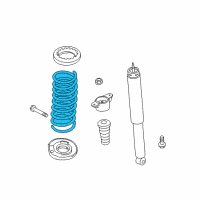 OEM 2018 Ford C-Max Coil Spring Diagram - DV6Z-5560-G