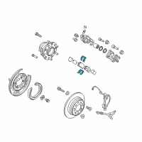 OEM 2018 Kia Optima Pad Liner Diagram - 582441Y300