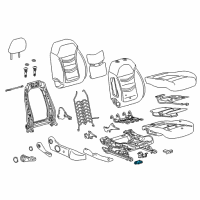 OEM Chevrolet Impala Heater Control Diagram - 13506778