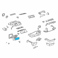 OEM Oldsmobile Aurora Filter, A/C Evap Air Diagram - 52472209