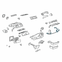 OEM 2004 Buick LeSabre Harness Asm, Blower Motor Wiring Diagram - 88986941