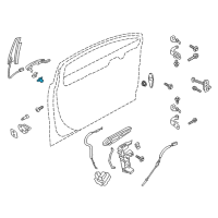 OEM 2020 Lincoln MKZ Lock Cylinder Assembly Diagram - DP5Z-5421991-C