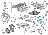 OEM 2022 Cadillac CT4 Tube Assembly Diagram - 12711326