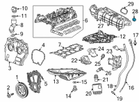 OEM Cadillac CT4 Intake Manifold Seal Diagram - 12667009