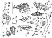 OEM Cadillac Balance Bolt Diagram - 11548686