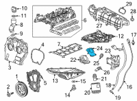 OEM Chevrolet Adapter Gasket Diagram - 12675796