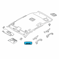 OEM BMW X1 Interior Light, Front Diagram - 63-31-9-321-054