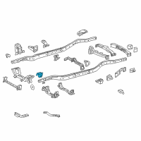 OEM 2015 Lexus GX460 Bracket Sub-Assembly, Engine Diagram - 51402-35380