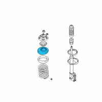 OEM 2003 Hyundai Tiburon Spring, Upper Seat Assembly Diagram - 54620-2C000