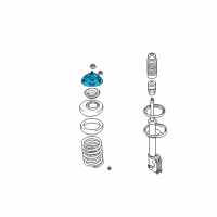 OEM 2007 Hyundai Tiburon Insulator Assembly-Strut Diagram - 54610-2C000