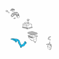 OEM 2002 Toyota Camry Inlet Duct Diagram - 17750-0H010