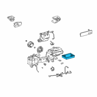 OEM Lexus Rear Air Filter Sub-Assembly Diagram - 88508-30110