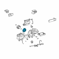 OEM 2002 Lexus LS430 Motor Sub-Assy, Blower Diagram - 87104-30520