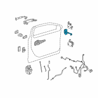 OEM 2013 Buick LaCrosse Door Check Diagram - 22791910