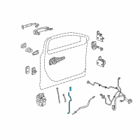 OEM Buick LaCrosse Lock Rod Diagram - 25959380