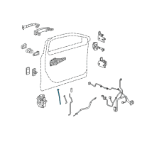 OEM 2016 Buick LaCrosse Control Rod Diagram - 20860180