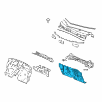 OEM 2014 Honda Insight Dashboard (Lower) Diagram - 61500-TM8-A00ZZ