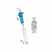 OEM 2022 Toyota Corolla Strut Mount Diagram - 48750-02110