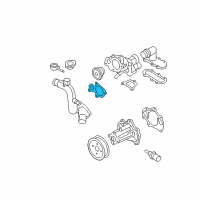 OEM 2016 Infiniti Q70L Gasket-Water Outlet Diagram - 11062-1CA1A