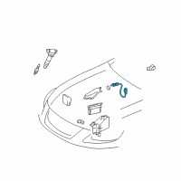 OEM Lexus Sensor, Fuel Pressure Diagram - 89458-22010