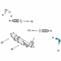 OEM 2009 Ford Expedition Outer Tie Rod Diagram - 7L1Z-3A130-L