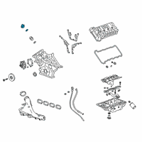 OEM Cadillac Filler Cap Diagram - 12669792