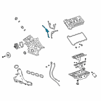 OEM 2019 Cadillac CT6 Front Cover Gasket Diagram - 12686212