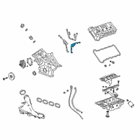 OEM Cadillac CT6 Front Cover Gasket Diagram - 12686210