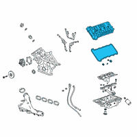 OEM 2020 Cadillac CT6 Valve Cover Diagram - 12694688