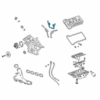 OEM 2019 Cadillac CT6 Front Cover Gasket Diagram - 12686211