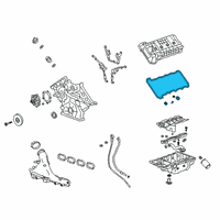 OEM 2020 Cadillac CT6 Valve Cover Gasket Diagram - 12691793