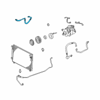 OEM Lexus GS300 Hose, Discharge Diagram - 88711-3A410