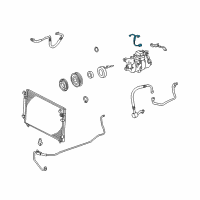 OEM 2000 Lexus GS300 Sensor, Compressor Pick Up Diagram - 88346-2A010