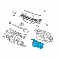 OEM Cadillac XT6 Insulator Diagram - 84633435