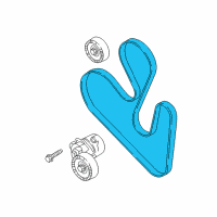 OEM 2018 Ford F-150 Serpentine Belt Diagram - F2GZ-8620-A