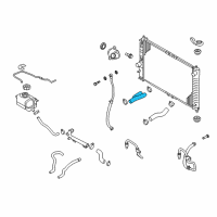 OEM 2007 Chevrolet Aveo5 Lower Hose Diagram - 96536598