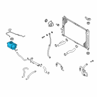 OEM 2007 Chevrolet Aveo5 Reservoir Assembly Diagram - 96817343