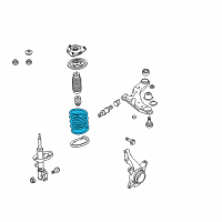 OEM 2008 Kia Spectra Spring-Front Diagram - 546302F020DS