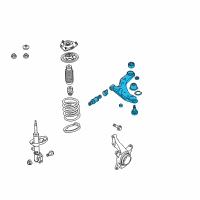 OEM 2009 Kia Spectra5 Arm Complete-Front Lower Diagram - 545012D002DS