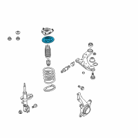 OEM 2007 Kia Spectra Pad-Front Spring Upper Diagram - 546202F000