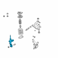 OEM Kia Spectra5 Shock Absorber Assembly Diagram - 546512F200