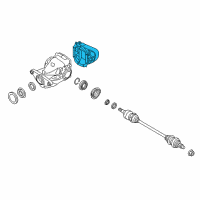 OEM BMW 535i GT Transmission Cover Diagram - 33-11-7-561-105