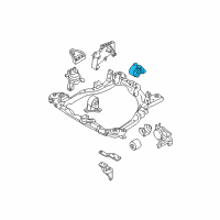 OEM 2009 Kia Sportage Rear Roll Stopper Bracket Assembly Diagram - 219302E300